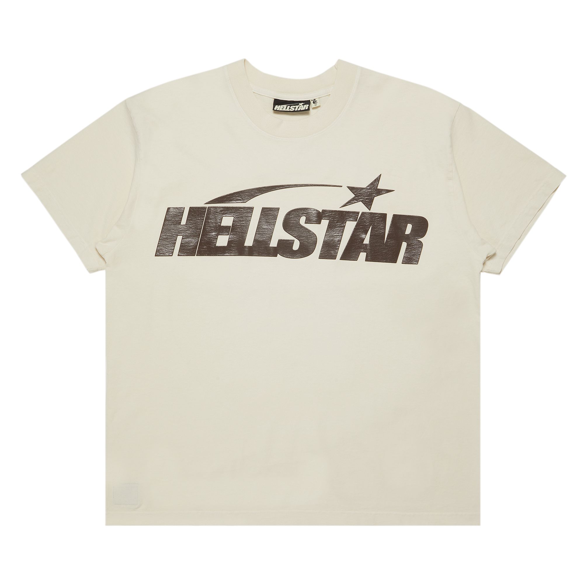 Hellstar Classic T-Shirt (Regular Print) 'White/Brown' | Men's Size XS