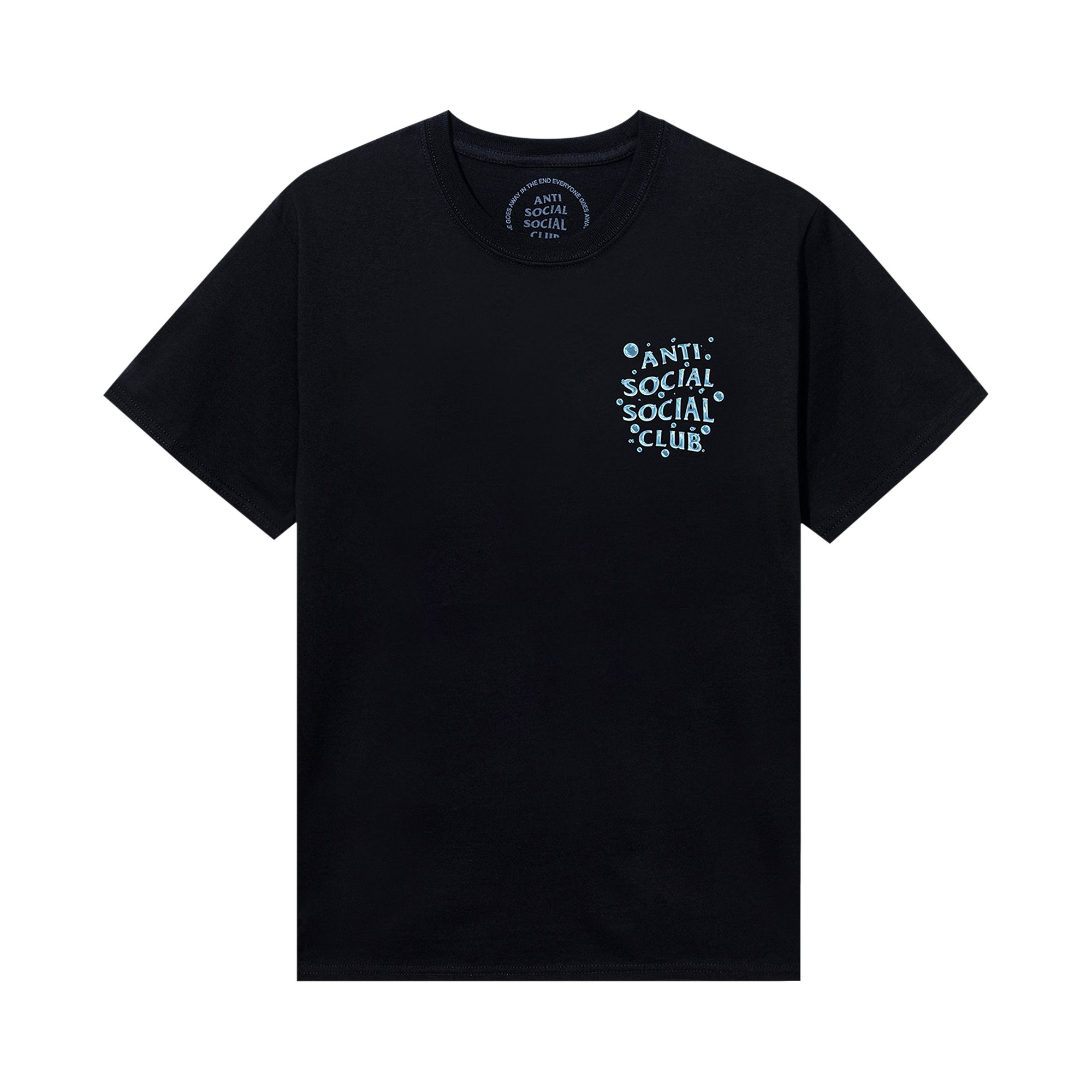 Pre-owned Anti Social Social Club Bubble Logo Tee 'black' | Men's Size L