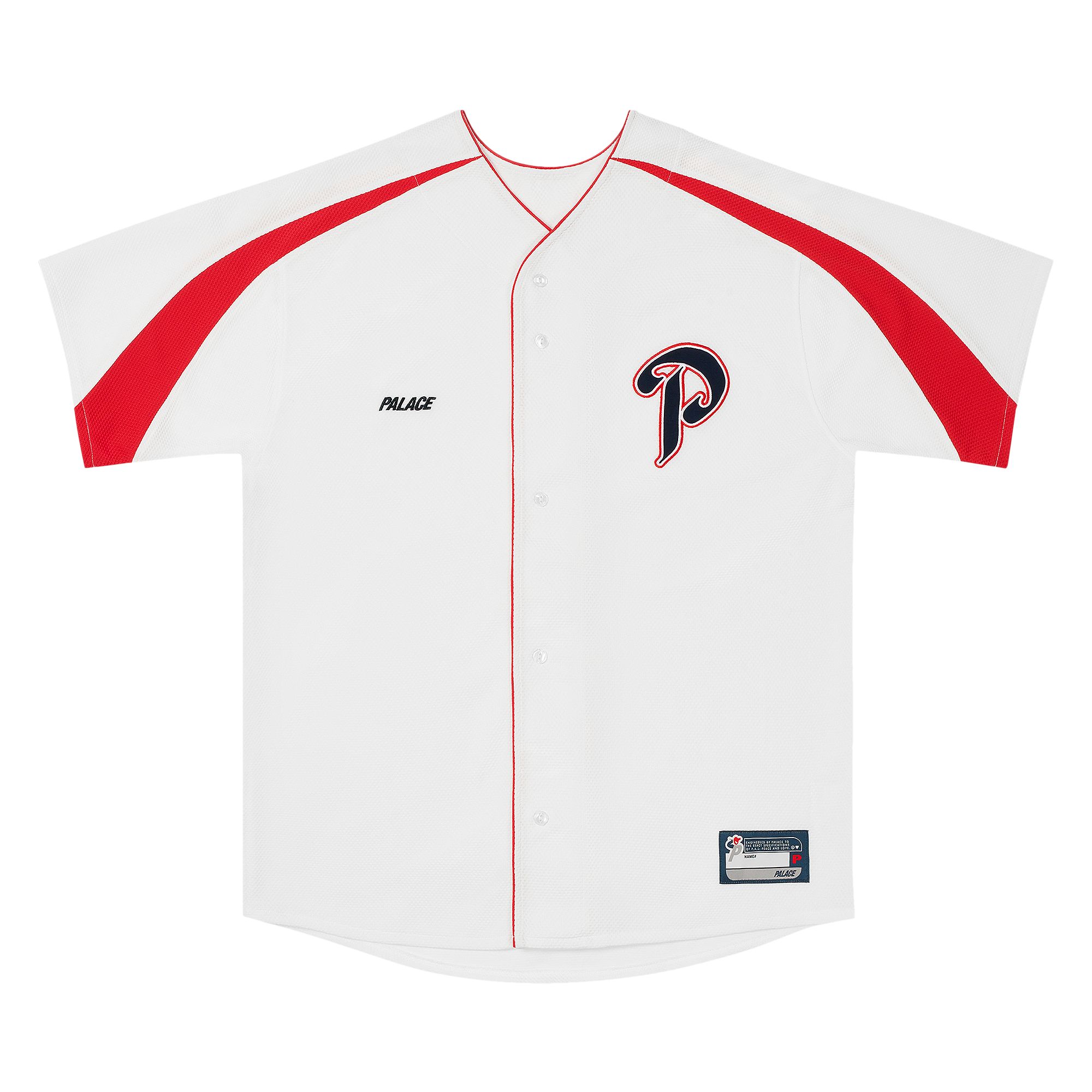 Pre-owned Palace P Paseball Jersey 'white' | Men's Size Xl