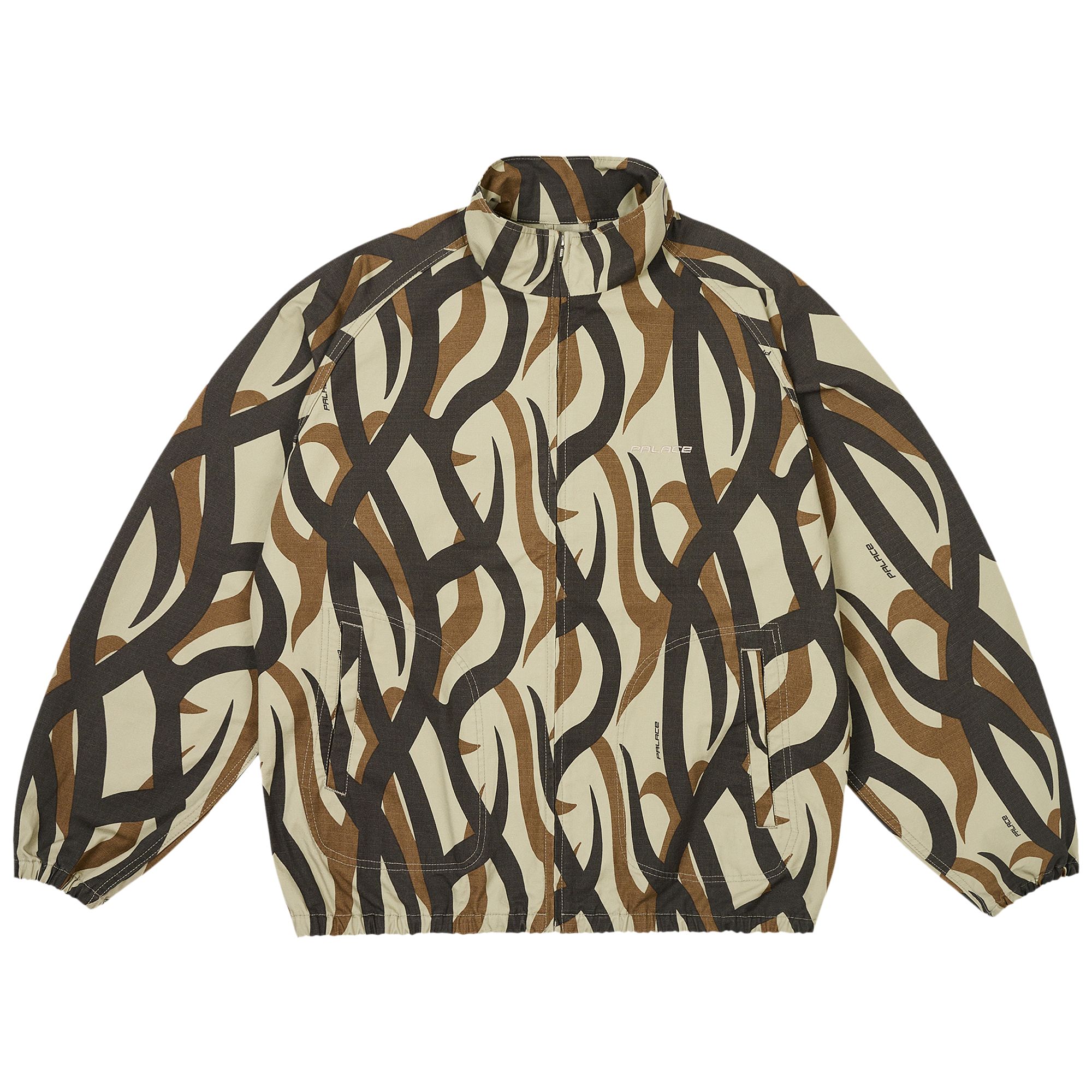 Pre-owned Palace Ripstop Ctn Jacket 'tri-bal' In Multi-color