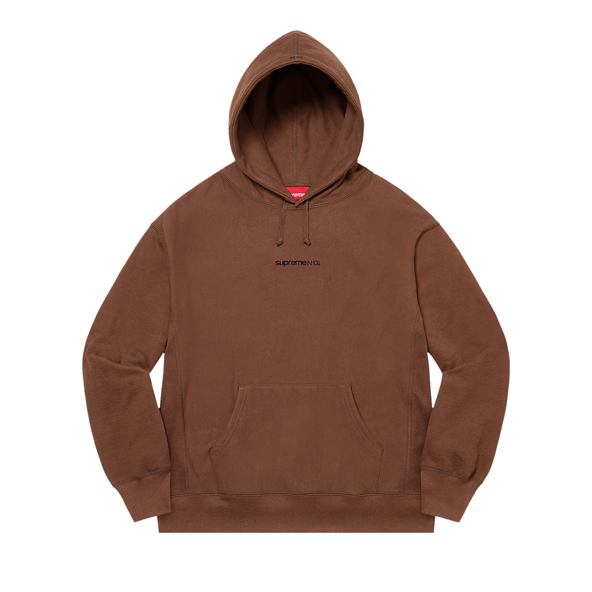 Supreme Number One Hooded Sweatshirt 'Dark Brown' | Men's Size L