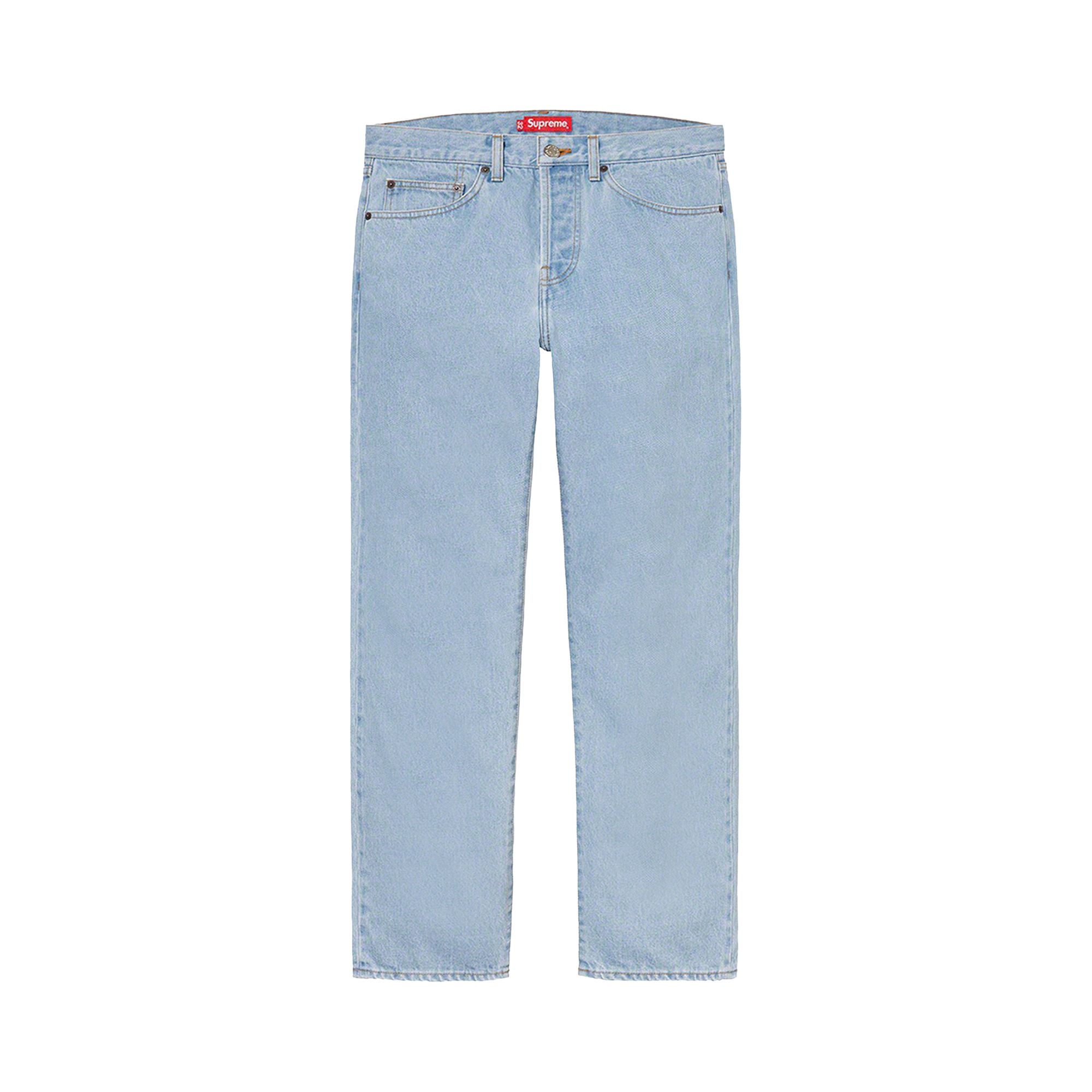 Pre-owned Supreme Stone Washed Slim Jean 'stone Washed Indigo' | Blue | Men's Size 36