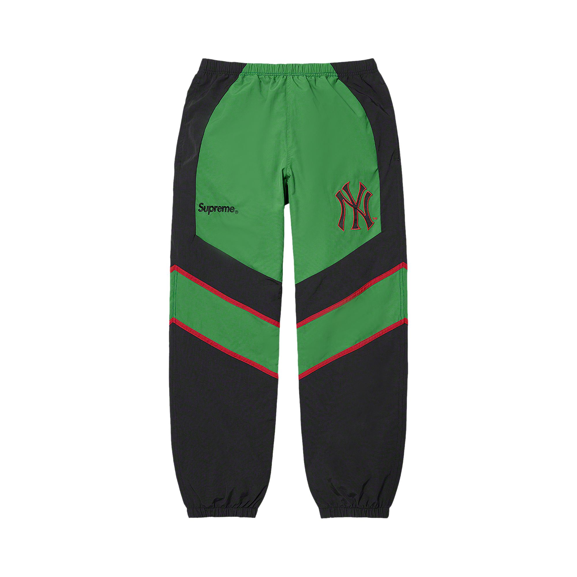 Supreme x New York Yankees Track Pant 'Green' | Men's Size L