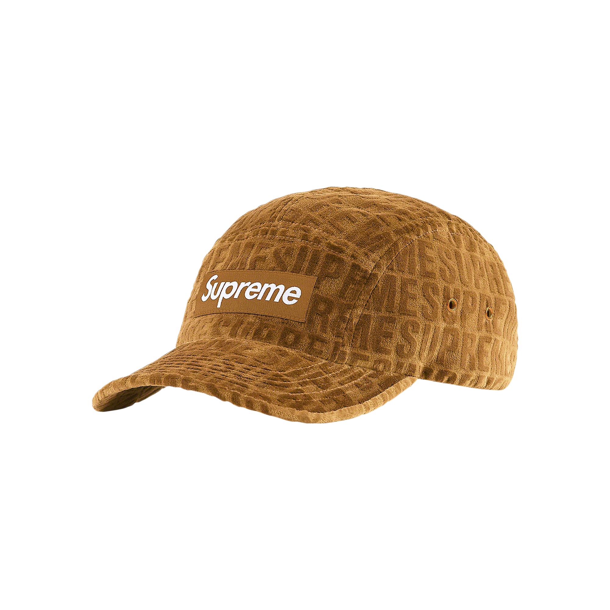 Pre-owned Supreme Velvet Pattern Camp Cap 'brown' | Men's Size Onesize