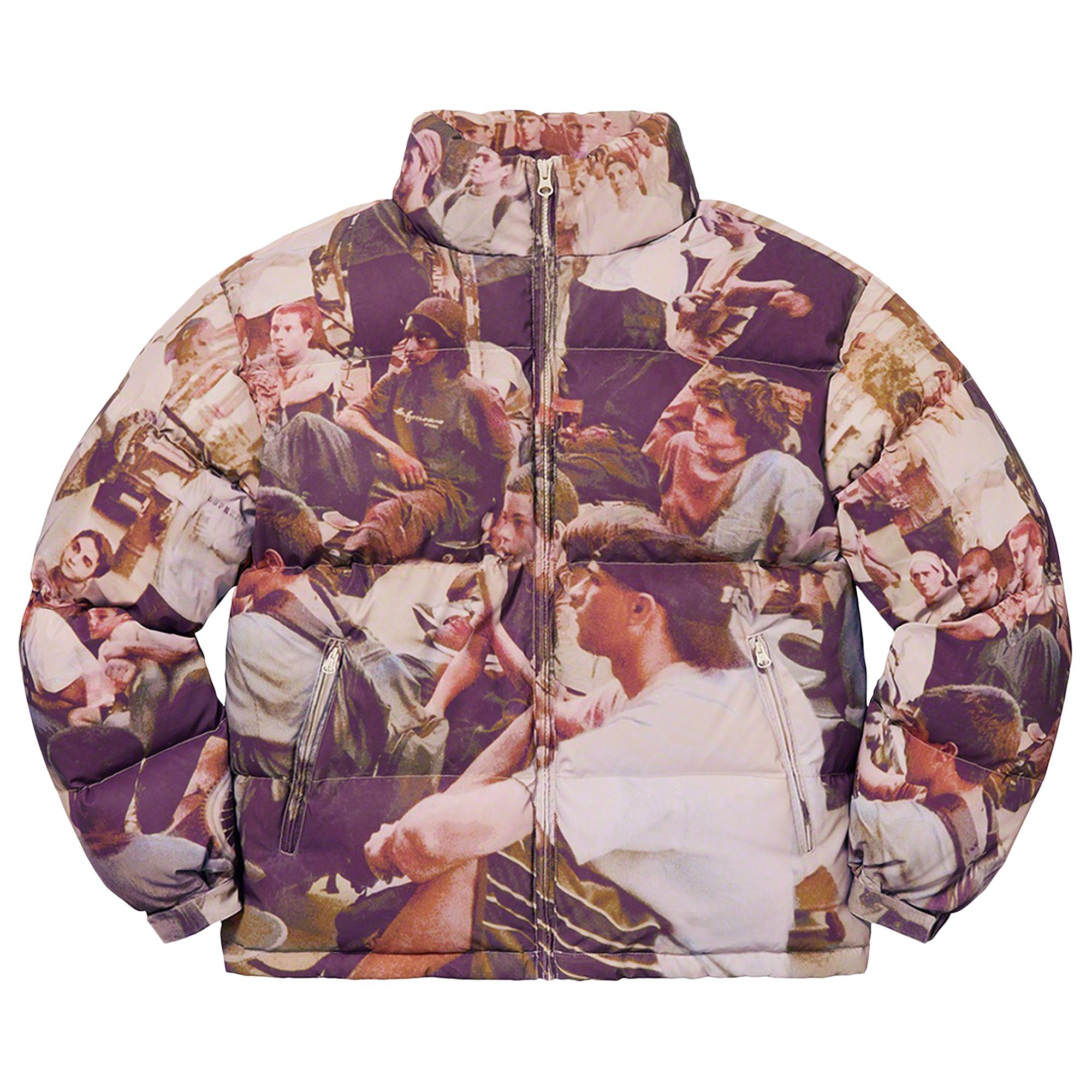 Pre-owned Supreme Lafayette Reflective Down Jacket 'multicolor' In Multi-color