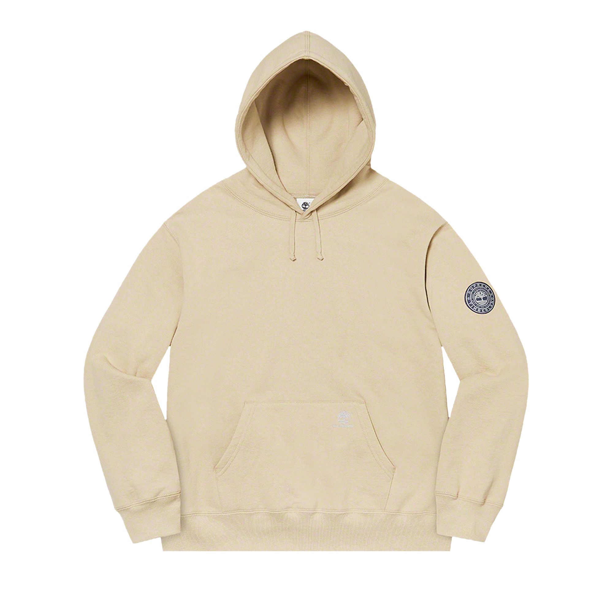 Pre-owned Supreme X Timberland Hooded Sweatshirt 'taupe' In Tan