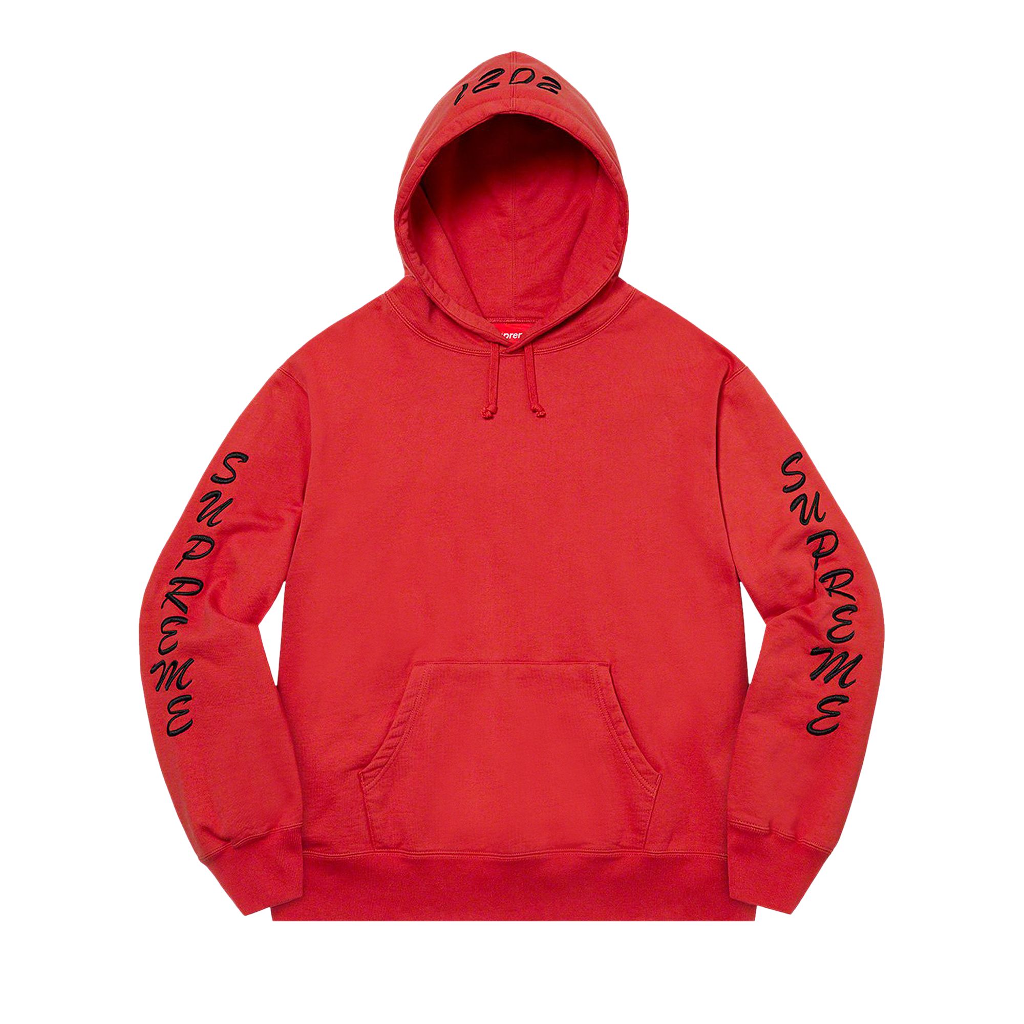Supreme Guardian Hooded Sweatshirt 'Burnt Red' | Men's Size M
