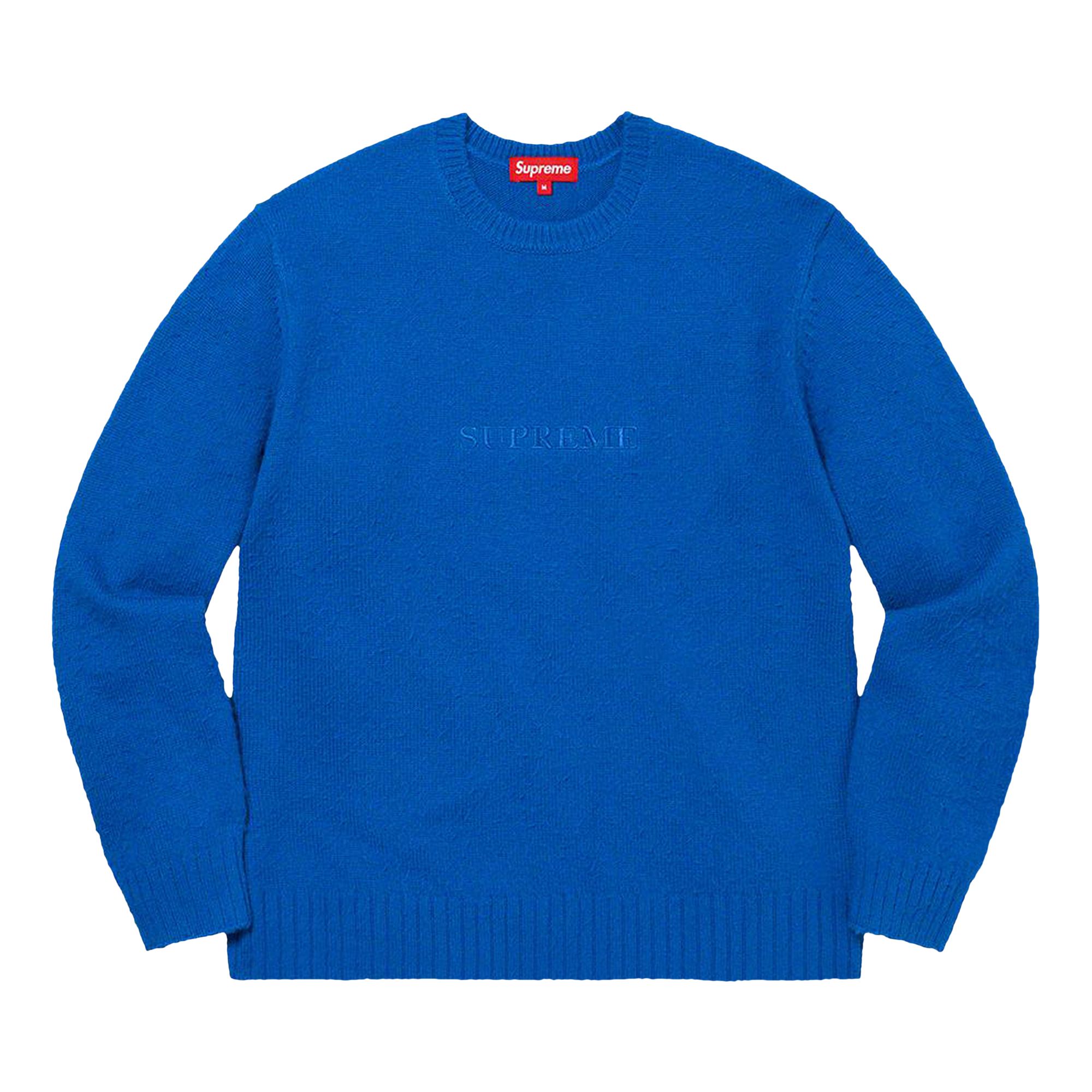 Pre-owned Supreme Pilled Sweater 'royal' | Blue | Men's Size M