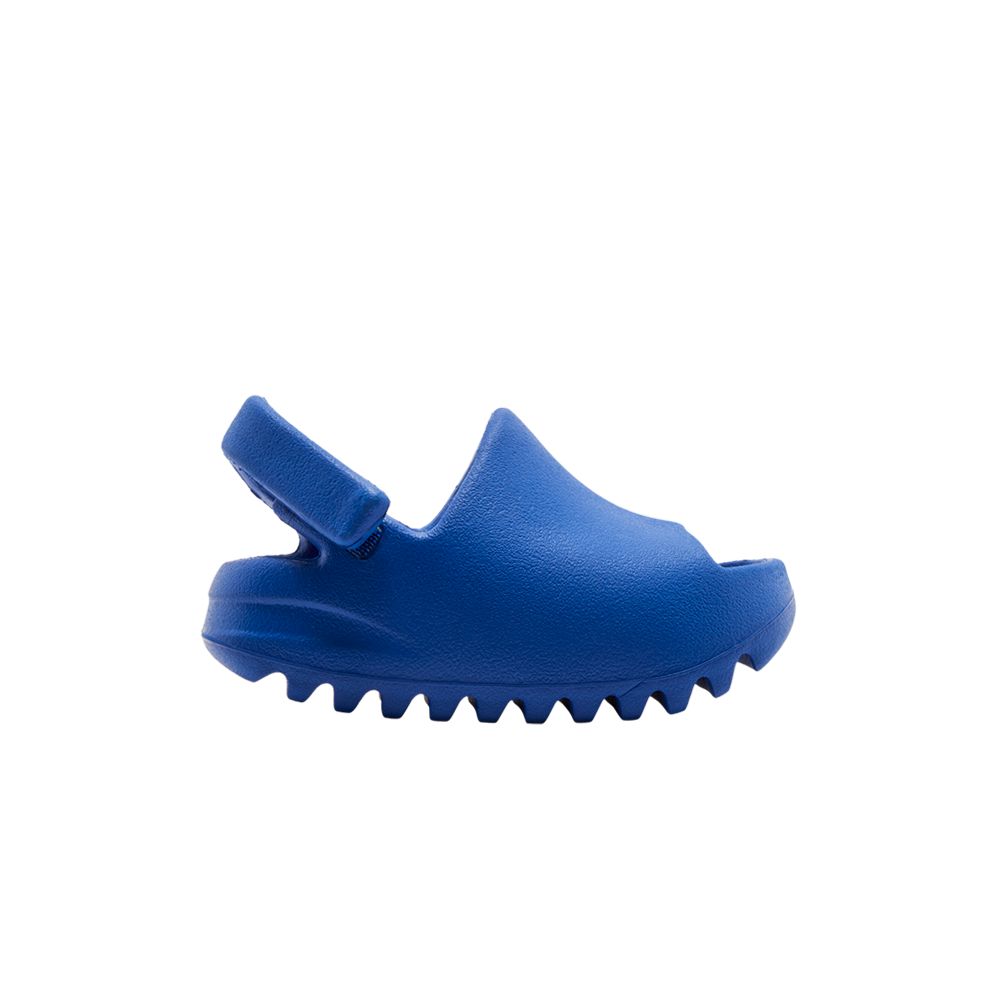 Pre-owned Adidas Originals Yeezy Slides Infants 'azure' | Blue | Infant Size 6