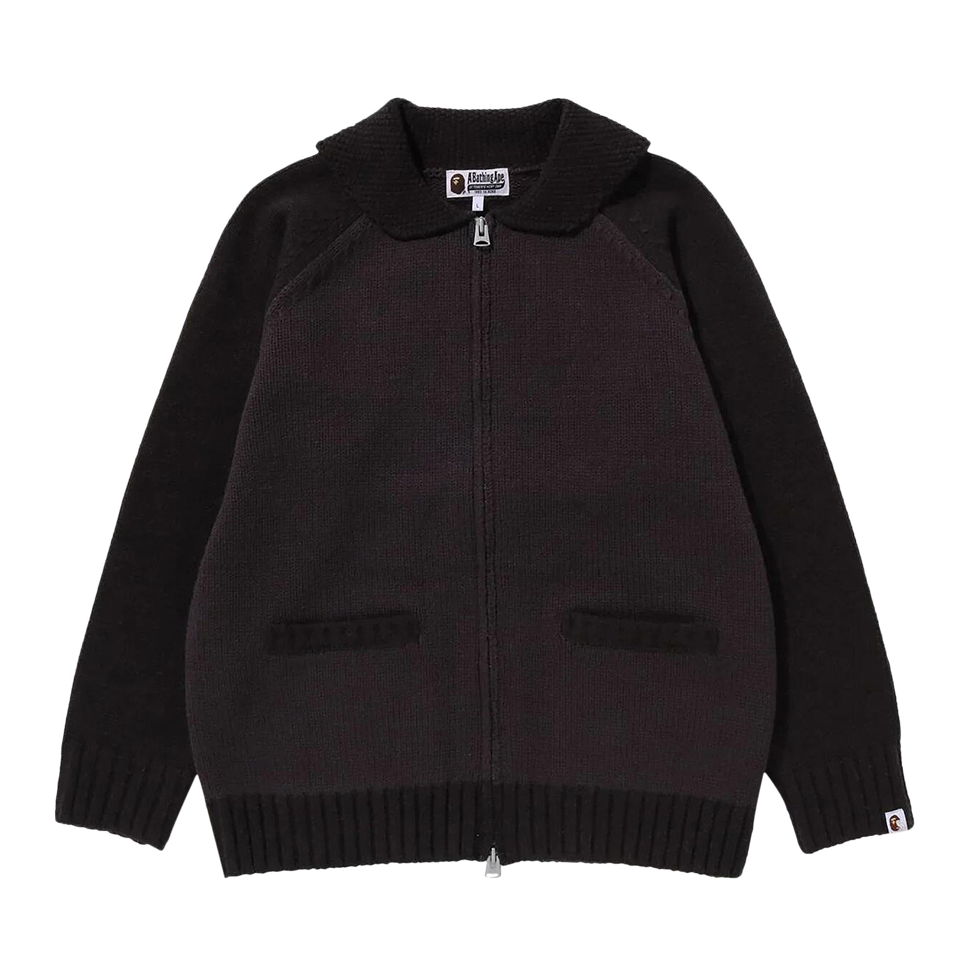 Pre-owned Bape X Ovo Cowichan Sweater 'grey' | Men's Size Xxl In Gray