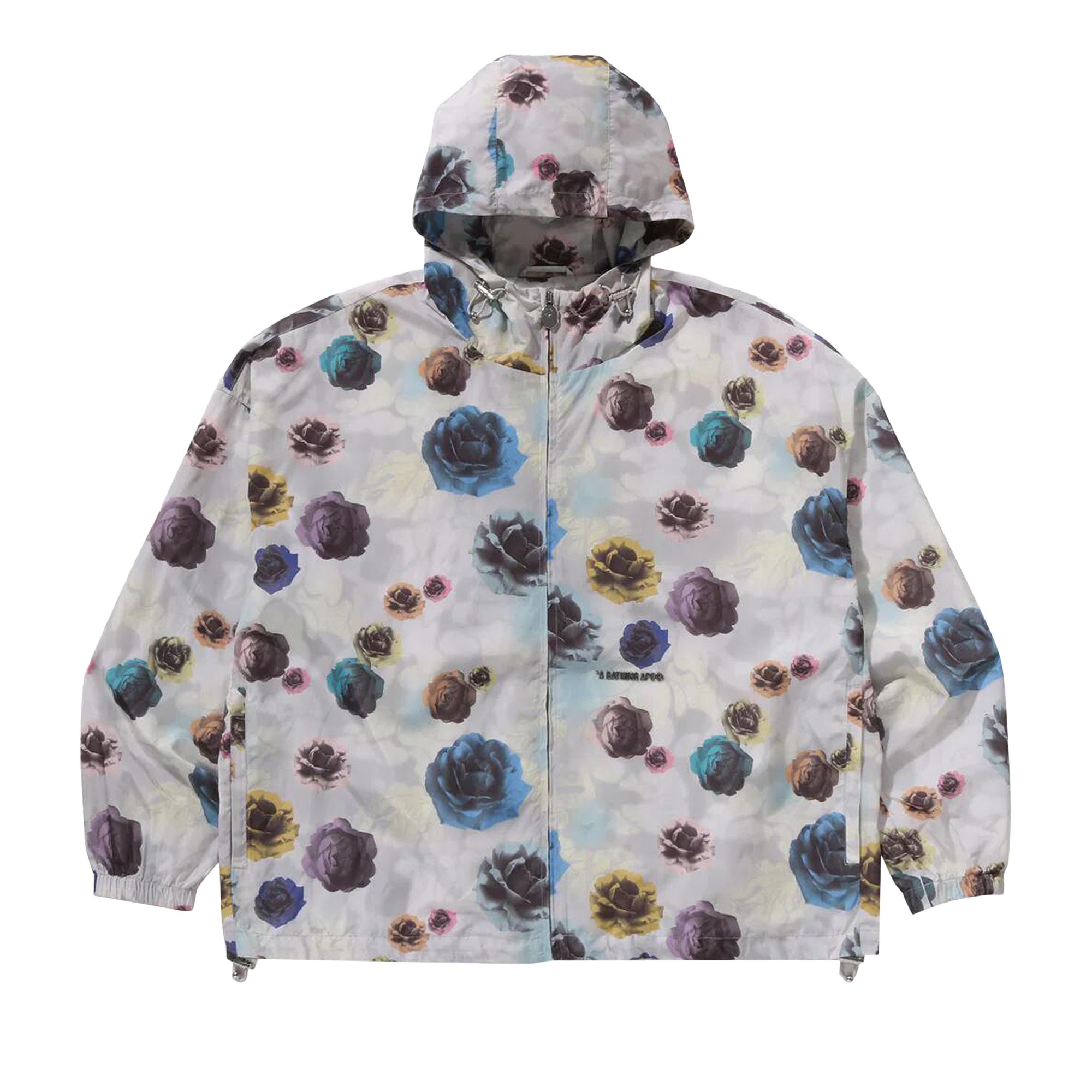BAPE Floral Camo Nylon Hooded Jacket 'Ivory' | Cream | Men's Size 2XL
