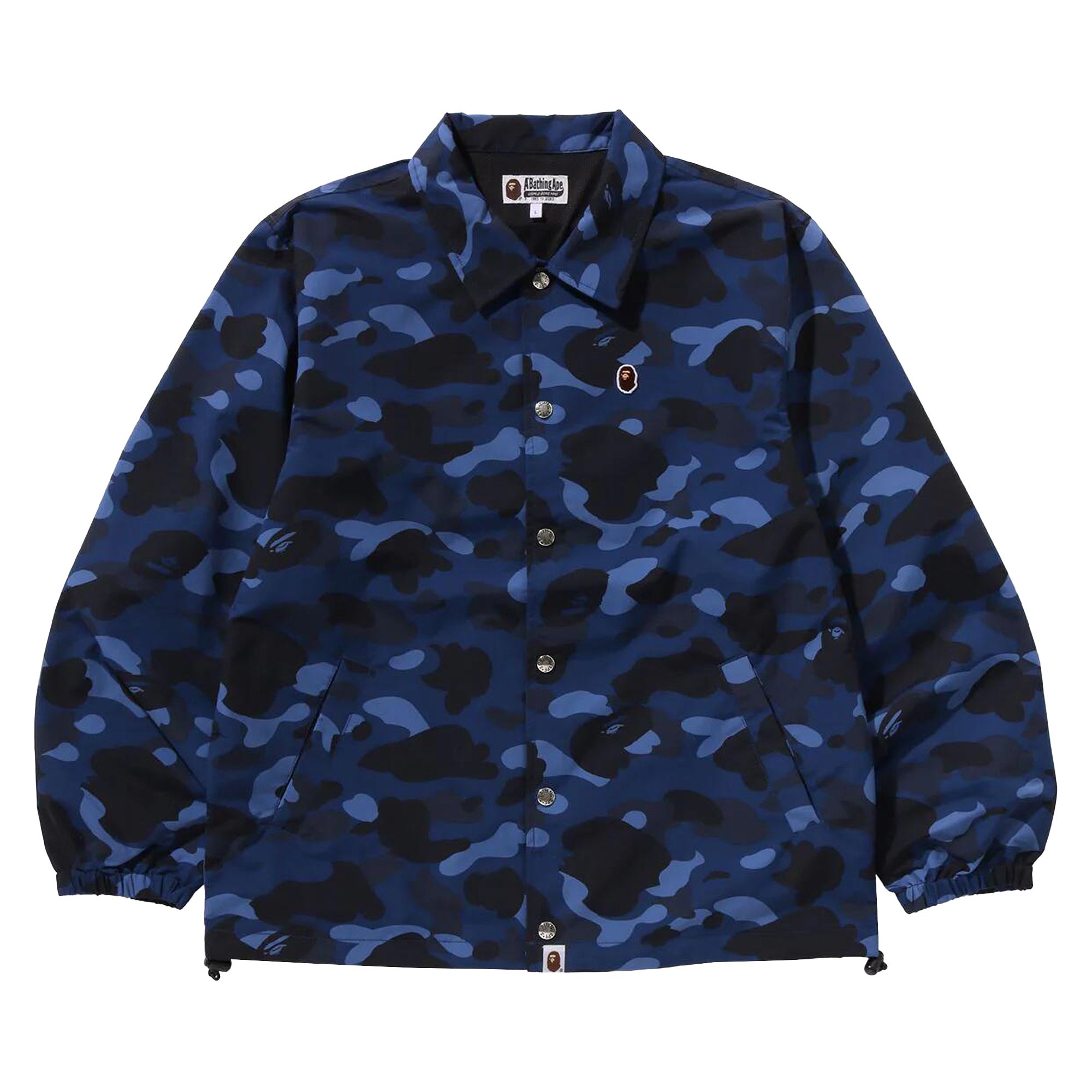 BAPE Color Camo One Point Coach Jacket 'Navy' | Blue | Men's Size XL