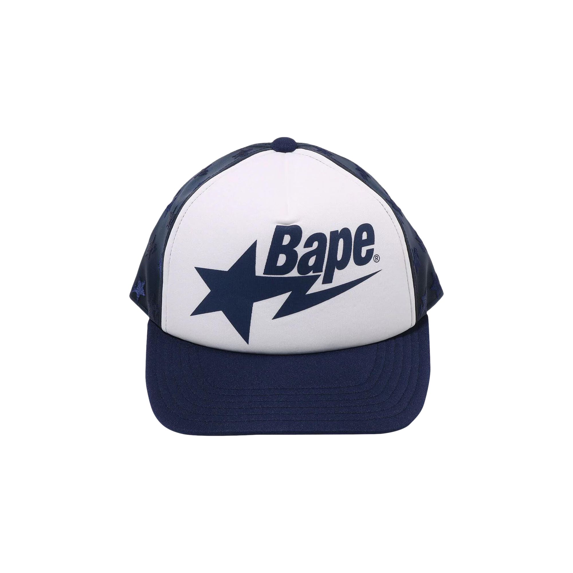 Click to view more detailed imagery on our partner's website Pre-owned Bape Sta Mesh Cap 'navy' In Blue