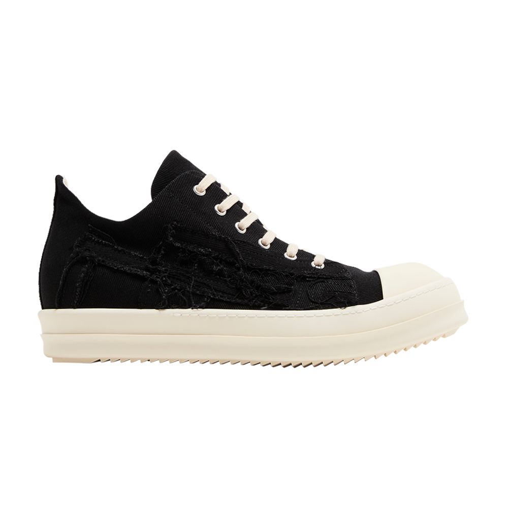 Pre-owned Rick Owens Edfu Drkshdw Slashed Low 'black Milk' | Men's Size 40