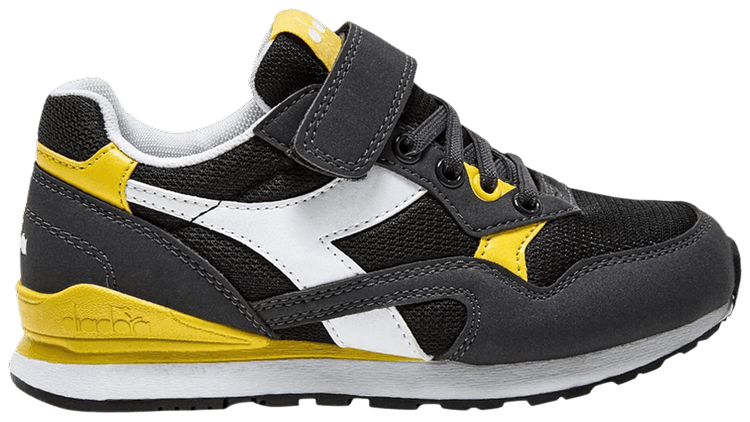 Diadora N92 Little Kid Black Citron