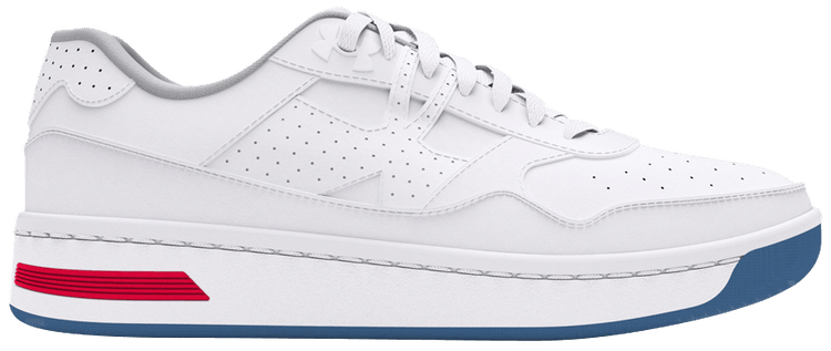 Under Armour Wmns Court 96 White Blue Red