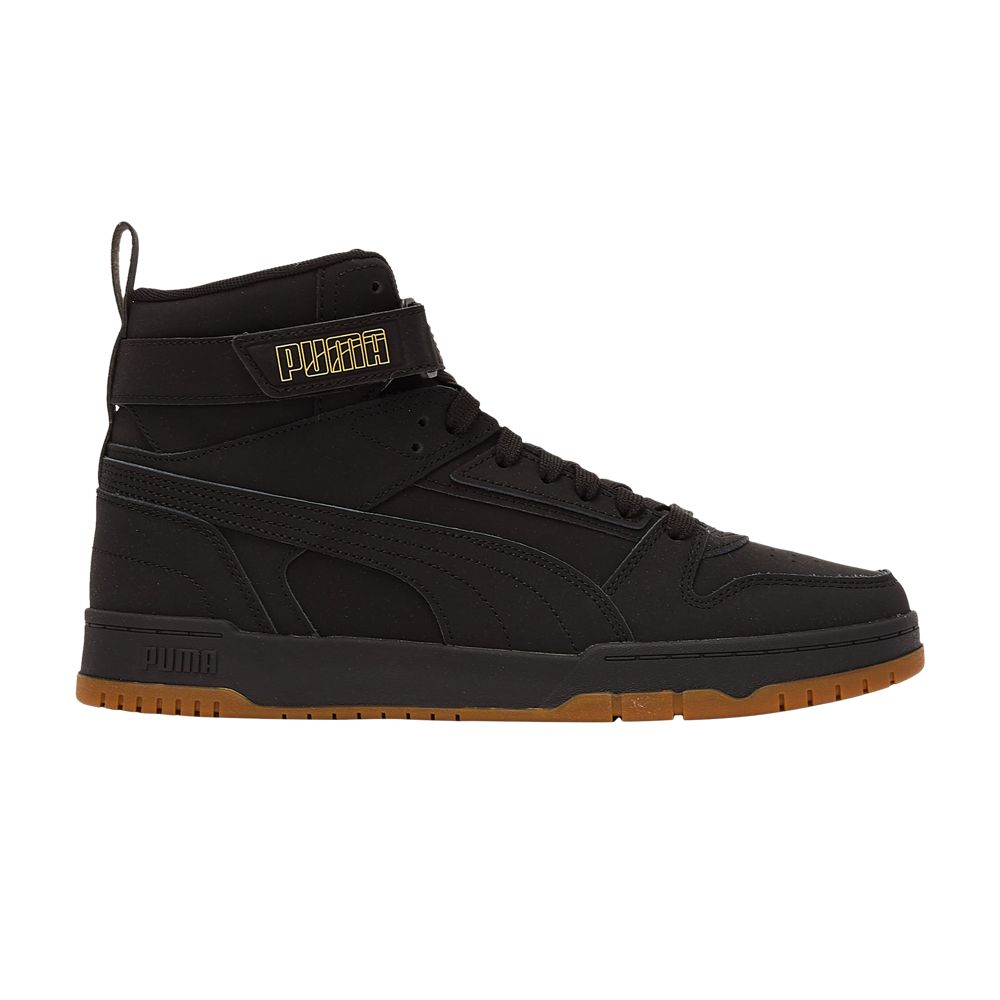 Puma RBD Game 'Black Team Gold Gum' | Men's Size 8 - 388426-01
