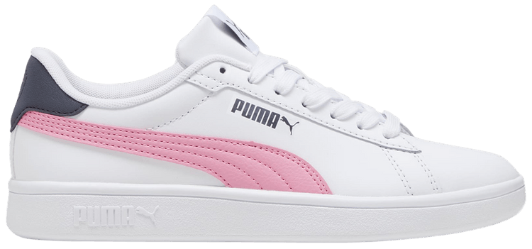Puma Smash 30 Leather Big Kid White Mauved Out