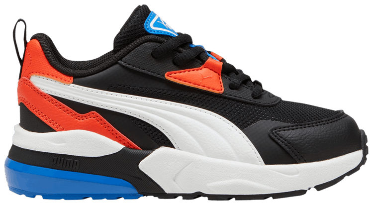 Puma Vis2K Little Kid Black Redmazing Blue