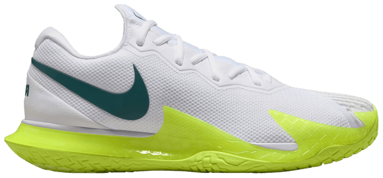 NikeCourt Zoom Vapor Cage 4 Rafa White Volt Geode Teal