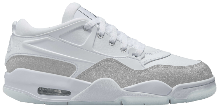 Buy Wmns Air Jordan 4 RM White Silver Glitter HQ3441 111 GOAT CA