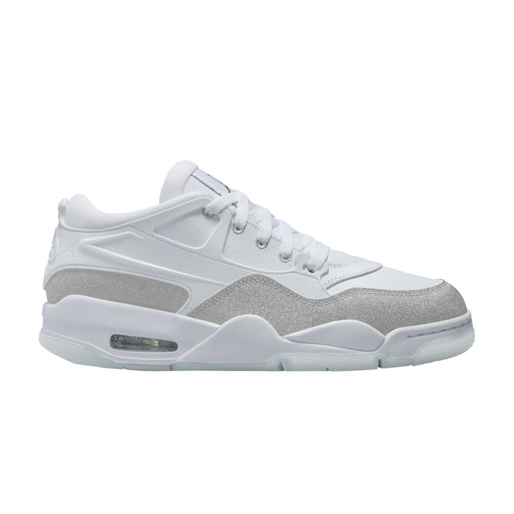 Wmns Air Jordan 4 RM 'White Silver Glitter' | Women's Size 10