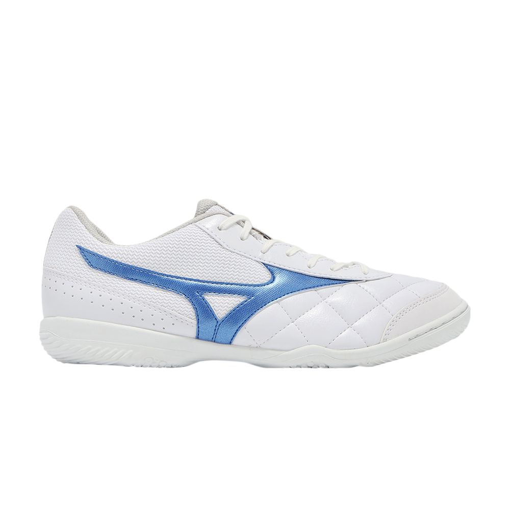 Pre-owned Mizuno Morelia Sala Club In 'white Laser Blue' | Men's Size 8