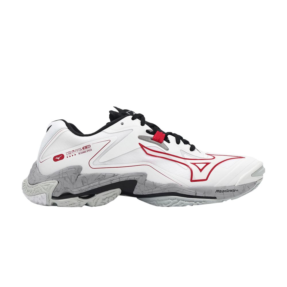 Pre-owned Mizuno Wave Lightning Z8 'white Salsa'