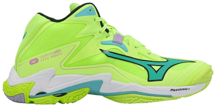 Mizuno Wave Lightning Z8 Mid Neo Lime Splish Splash