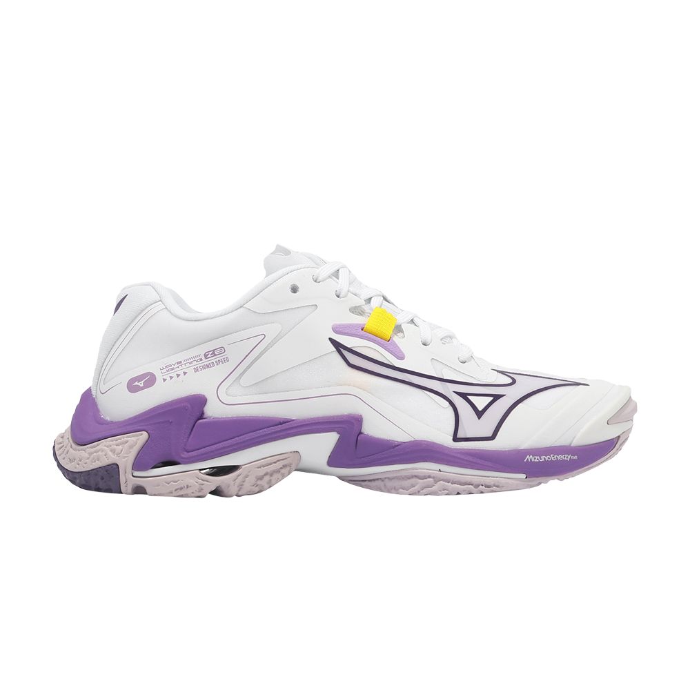 Pre-owned Mizuno Wmns Wave Lightning Z8 'white Patrician Purple' | Women's Size 10.5