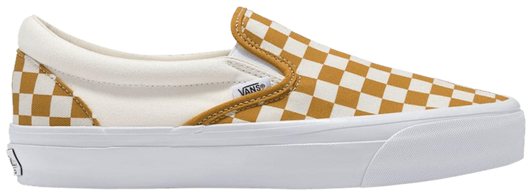Gold checker vans new arrivals