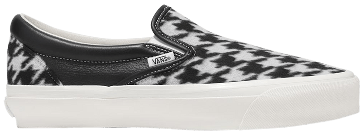 Vans Premium Slip On 98 Houndstooth Pack   Black
