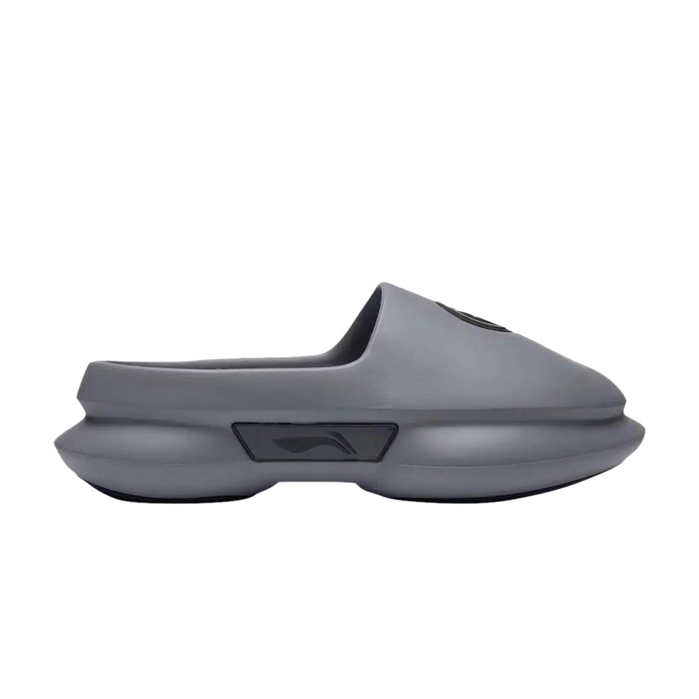 Pre-owned Li-ning Way Of Wade Boom Slide 'grey' | Men's Size 13 In Gray