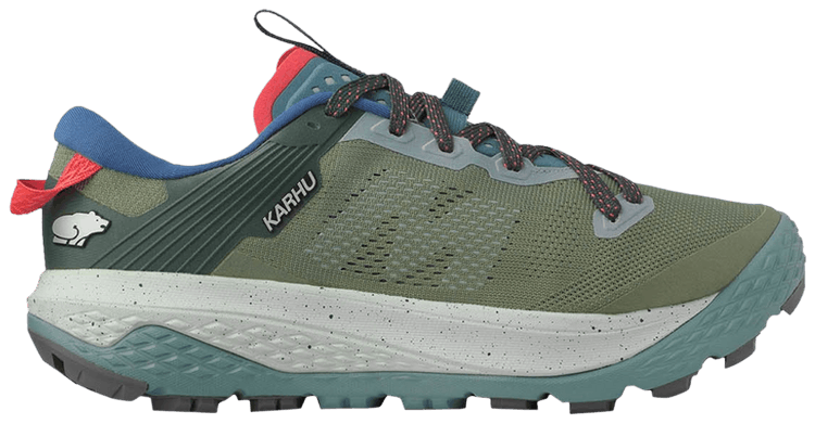Karhu Ikoni Trail 10 Oil Green Mineral Blue