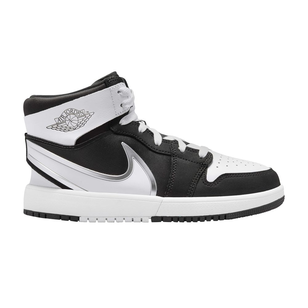 Pre-owned Air Jordan 1 Mid Rm Easyon Gs 'black White' | Kid's Size 4