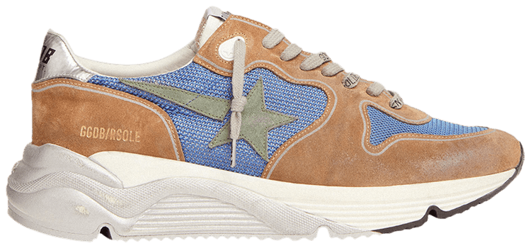 Golden Goose Running Sole Tobacco Denim Blue