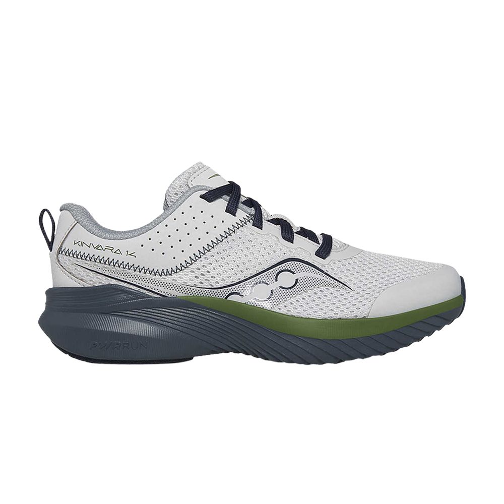 Pre-owned Saucony Kinvara 14 Big Kid 'grey Blue Green' | Kid's Size 6 In Gray