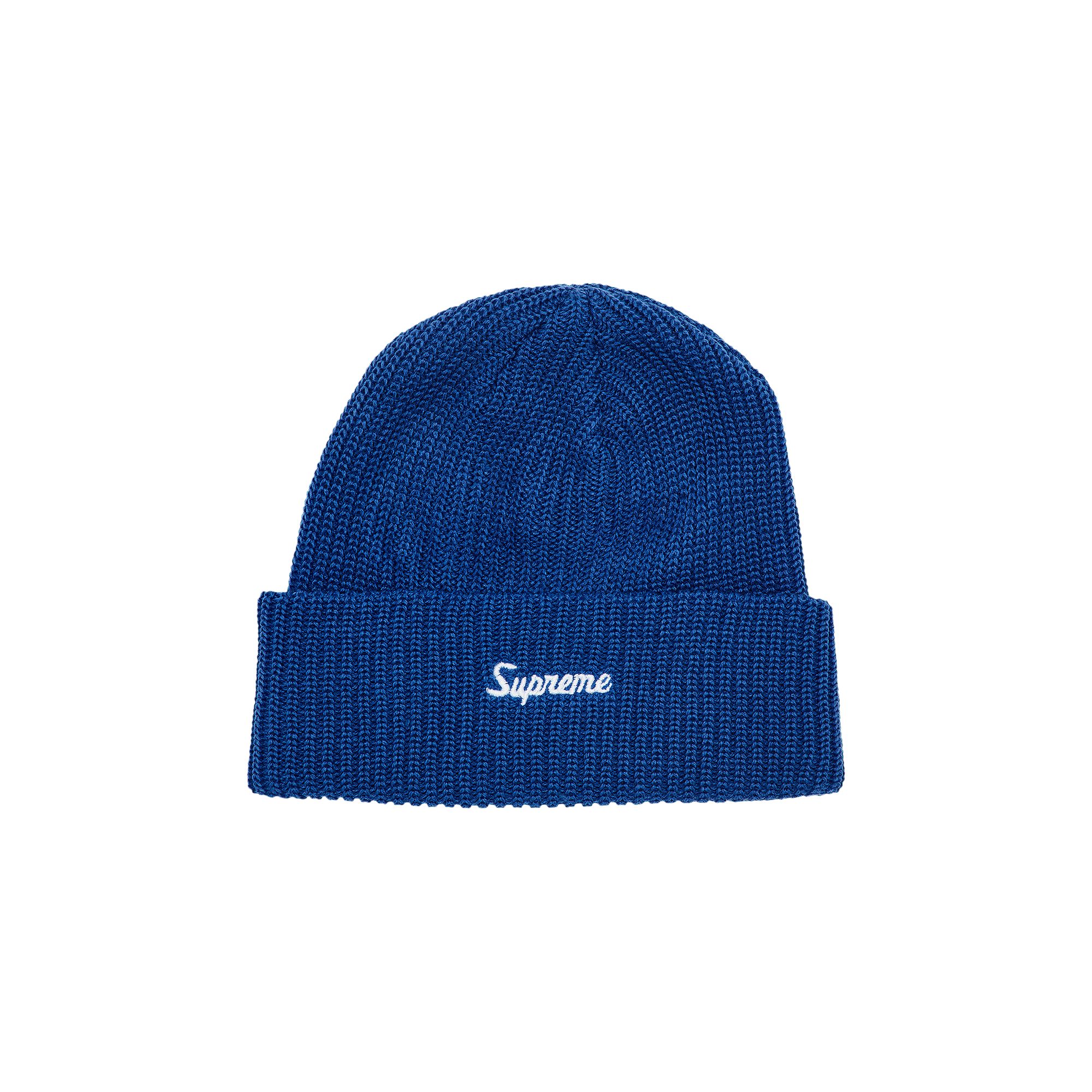 Supreme Loose Gauge Beanie 'Blue' | Men's Size Onesize