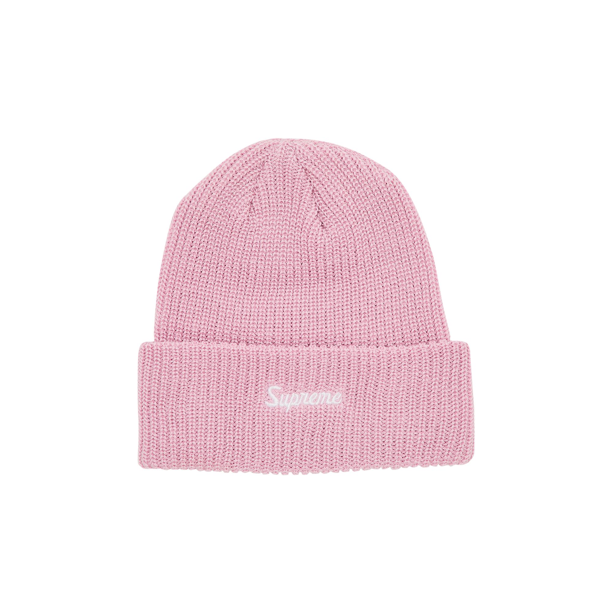 Pre-owned Supreme Loose Gauge Beanie 'pink'