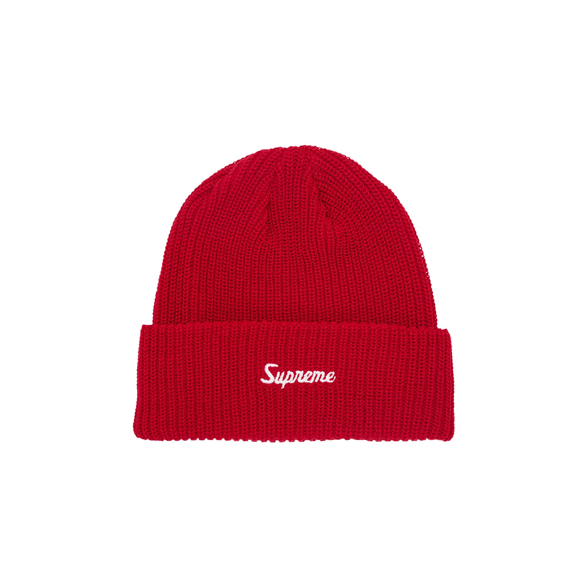 Supreme Loose Gauge Beanie 'Red' | Men's Size Onesize