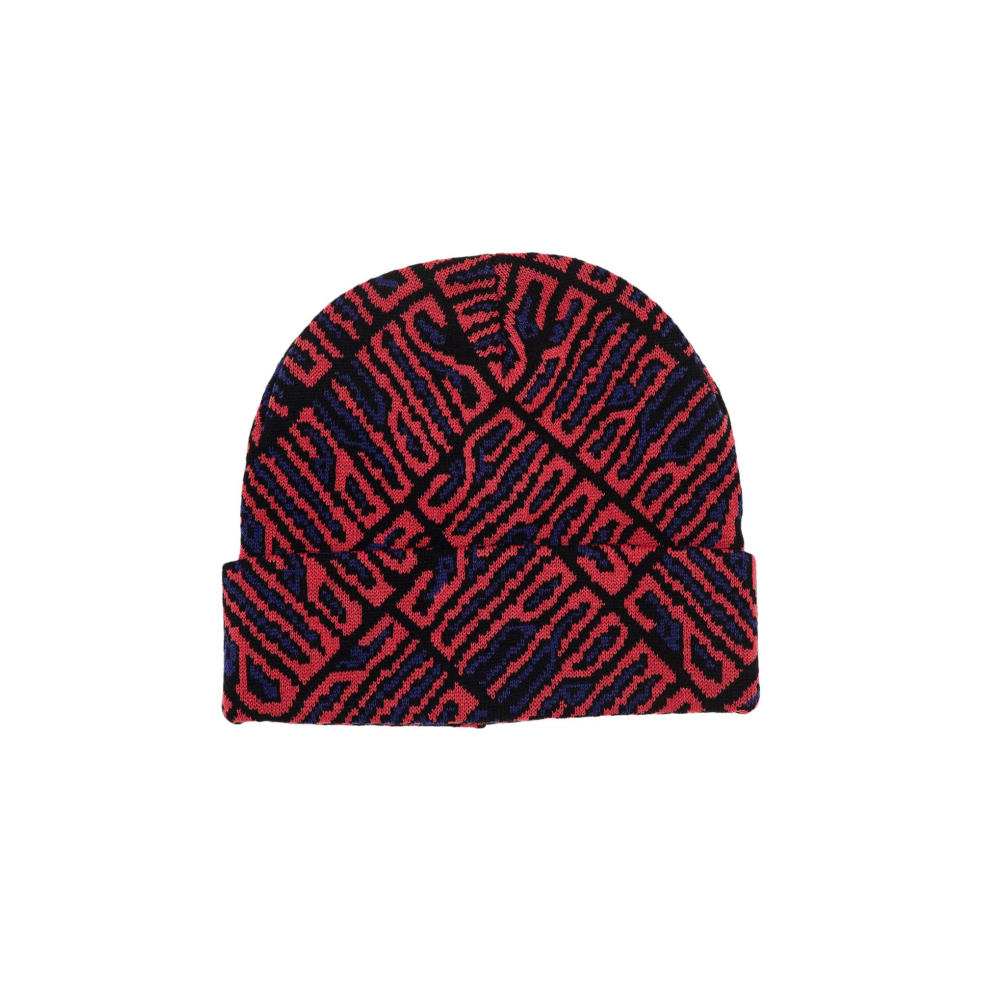 Pre-owned Supreme Funk Spellout Beanie 'red' | Men's Size Onesize