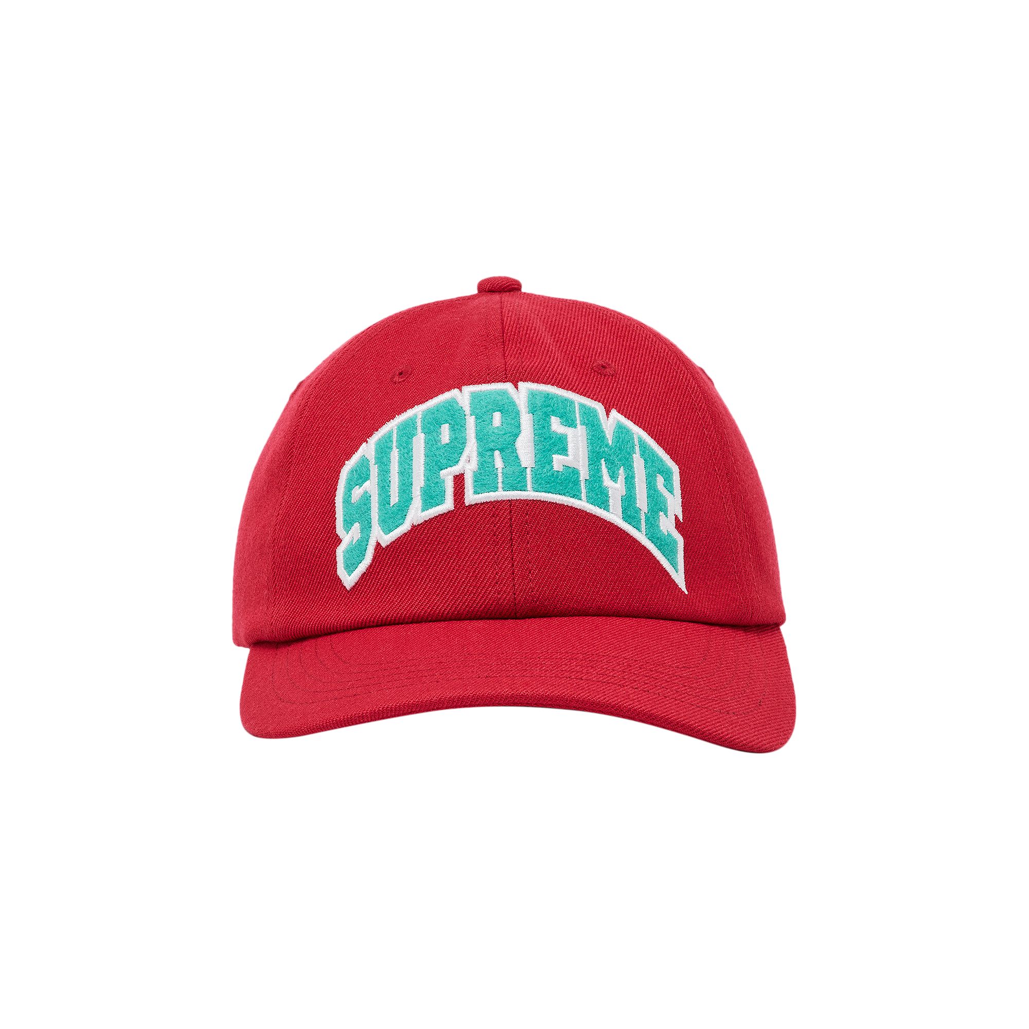 Supreme Felt Arc 6-Panel 'Red' | Men's Size Onesize