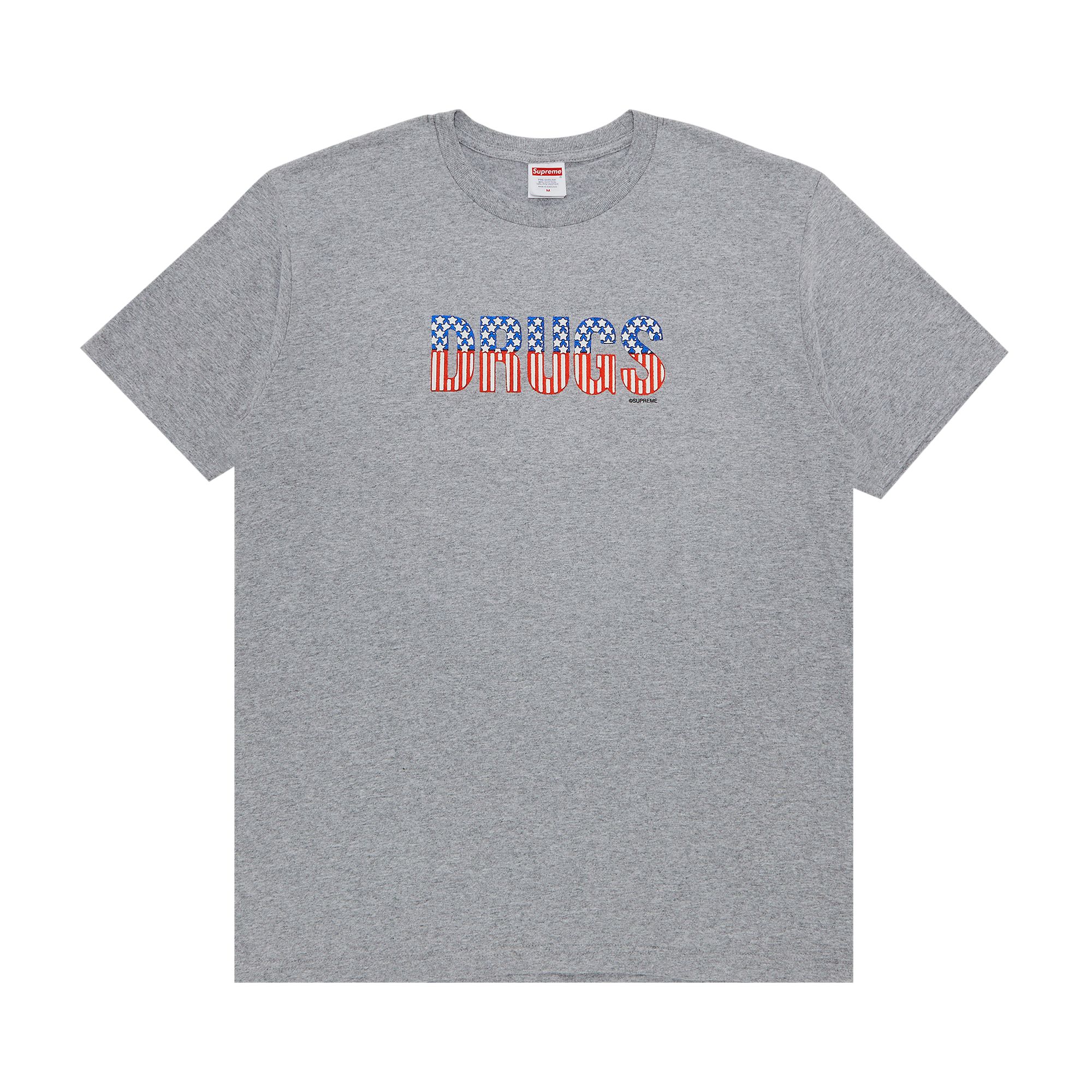 Supreme Drugs Tee 'Heather Grey' | Men's Size L