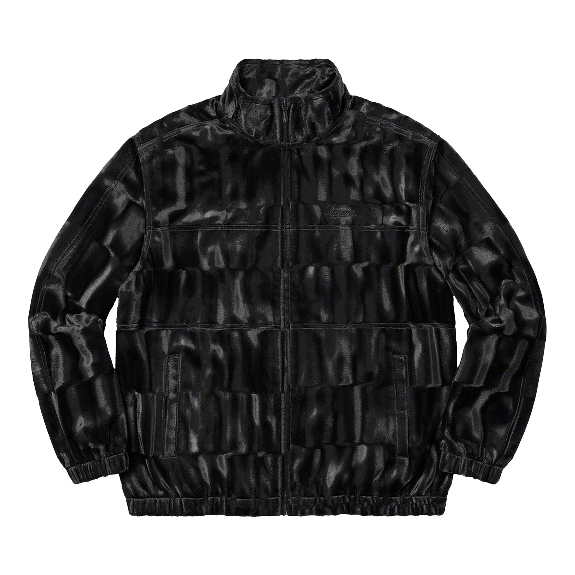 Pre-owned Supreme Velour Track Jacket 'black' | Men's Size Xl
