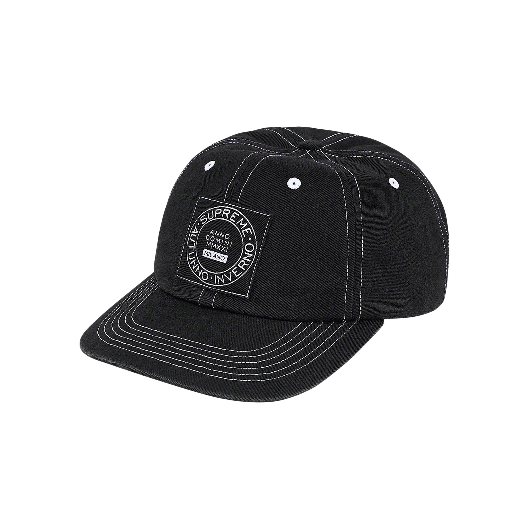 Supreme Milano Patch 6-Panel 'Black' | Men's Size Onesize