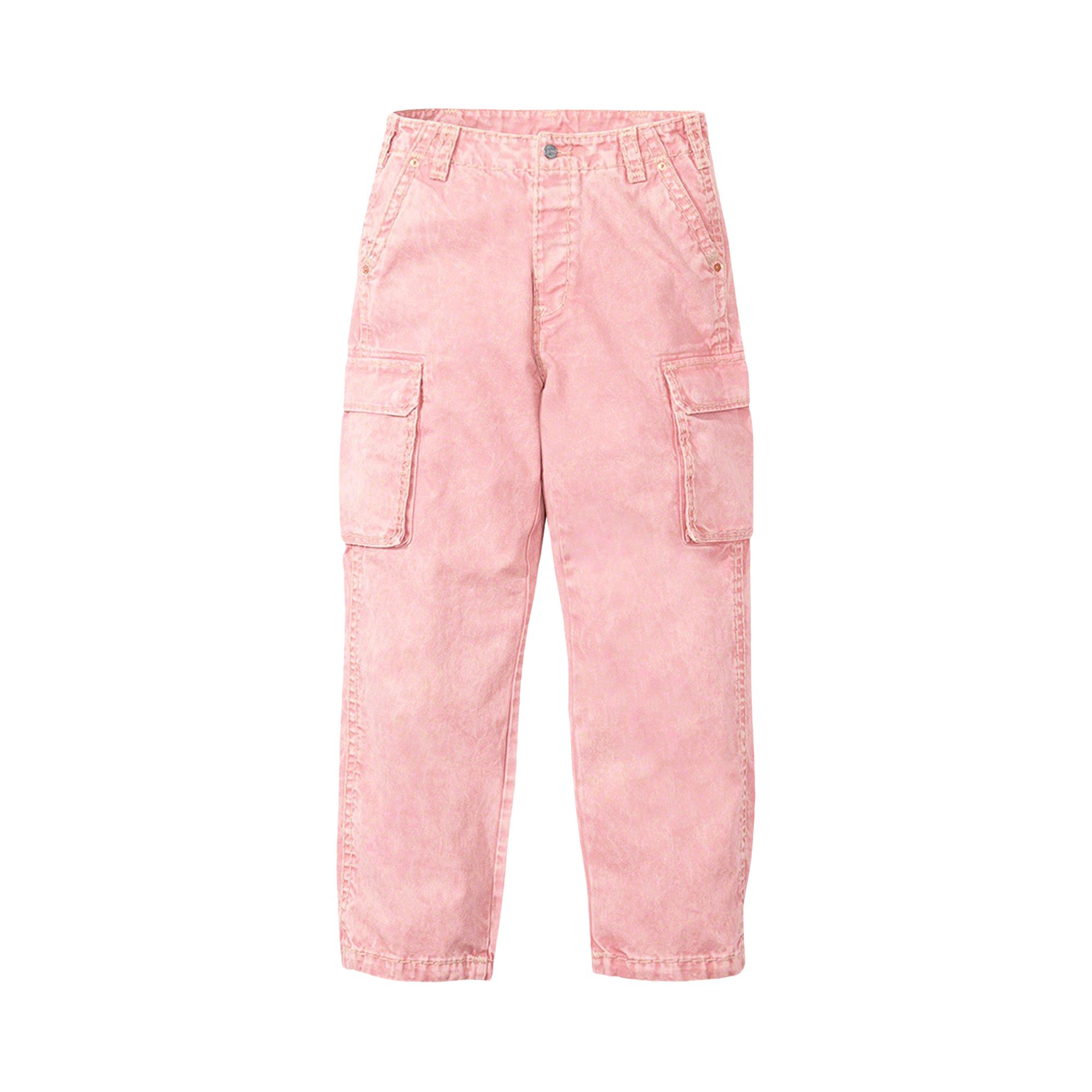 Pre-owned Supreme X True Religion Denim Cargo Pant 'pink' | Men's Size 30