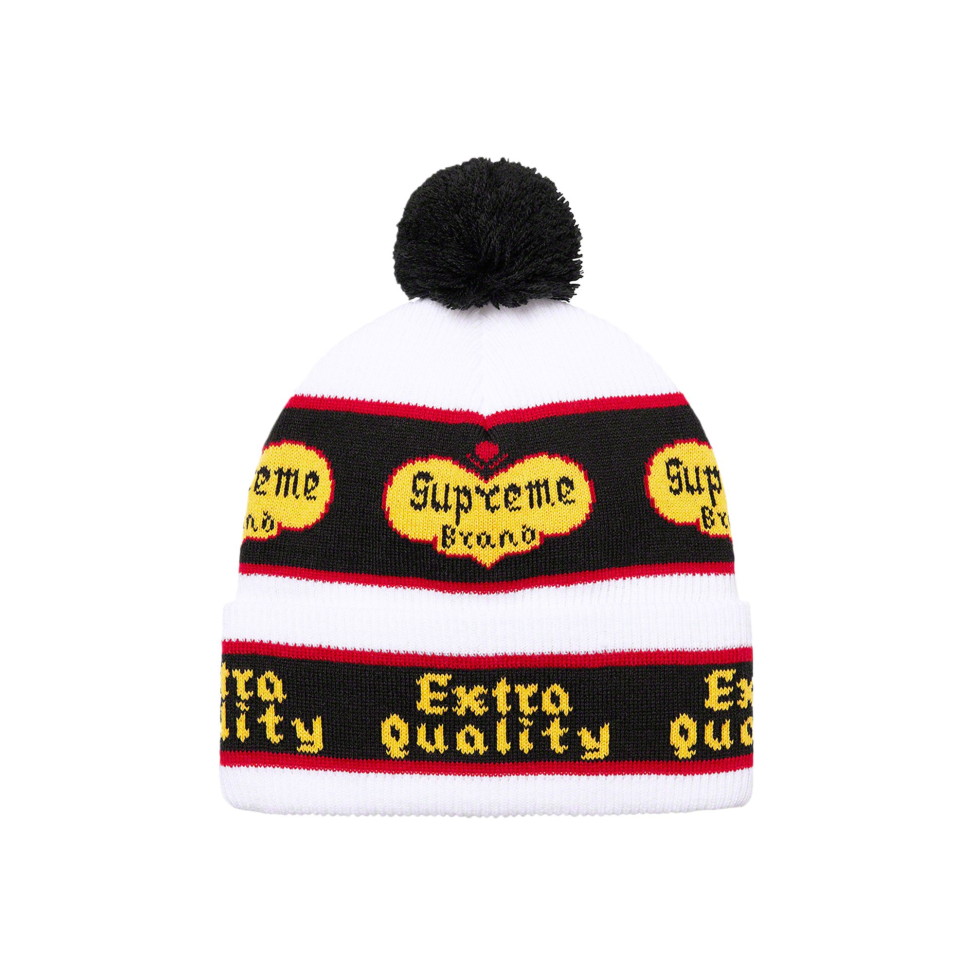Pre-owned Supreme Extra Quality Beanie 'white' In Multi-color