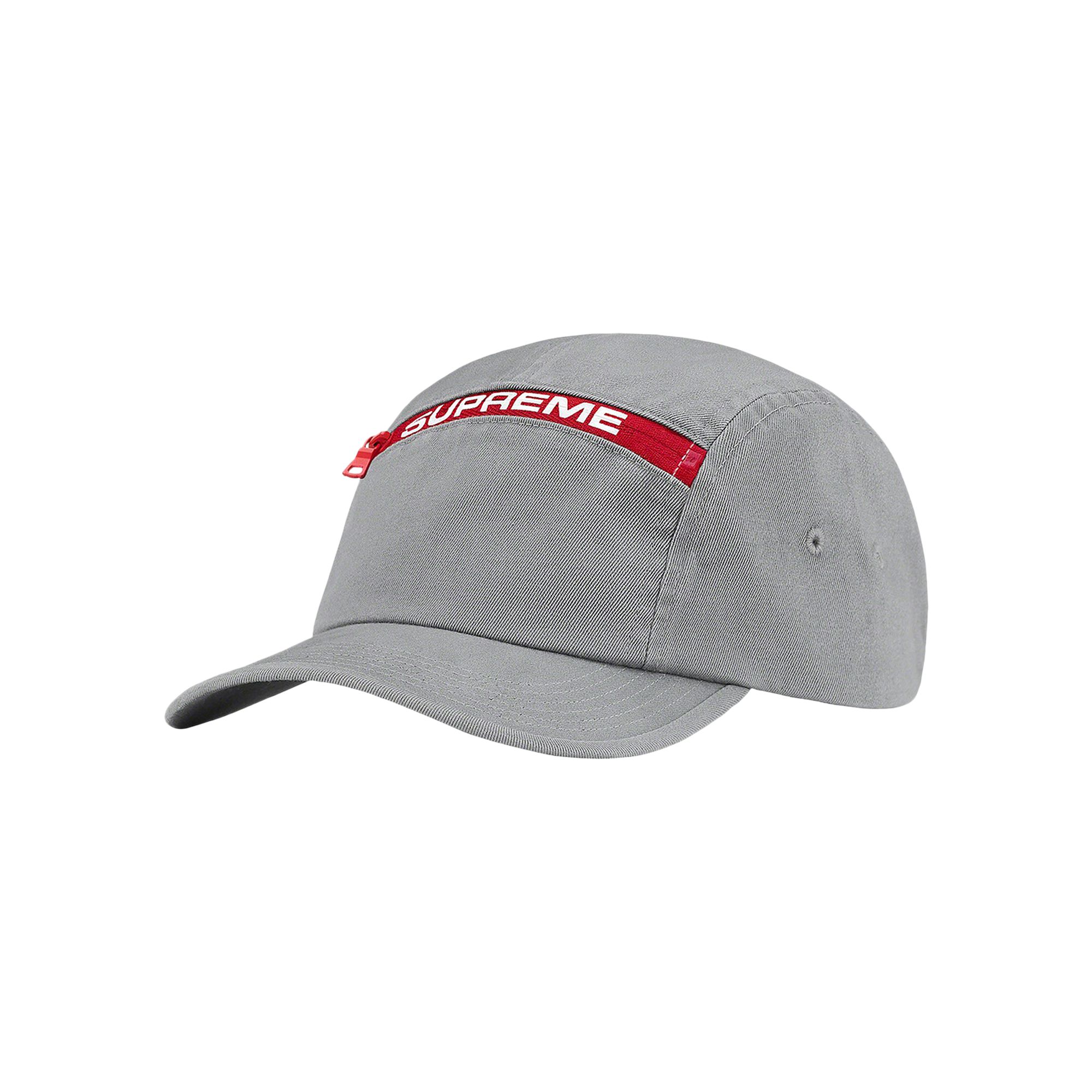 Pre-owned Supreme Top Zip Camp Cap 'grey' | Men's Size Onesize