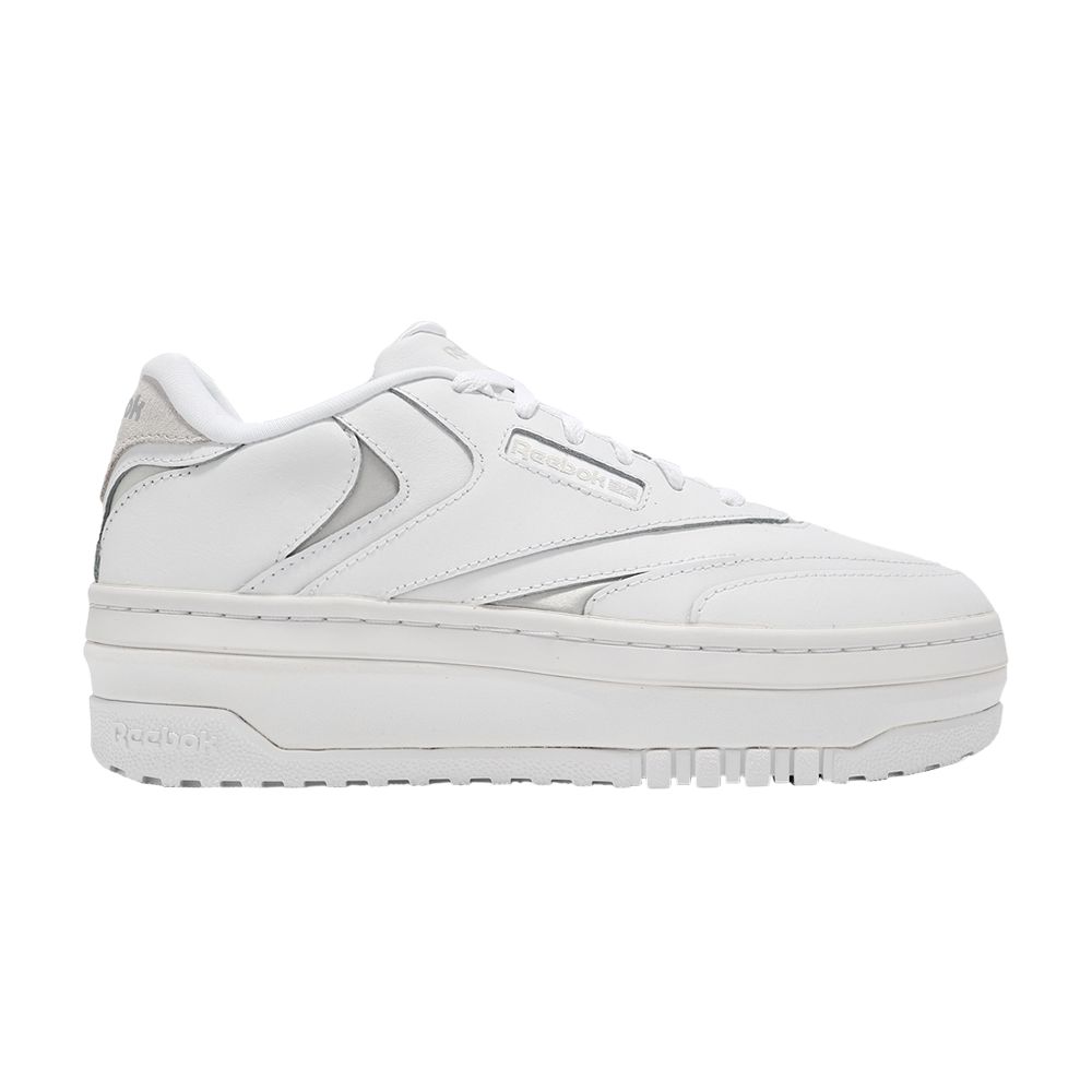 Pre-owned Reebok Wmns Club C Extra 'white Steely Fog Silver' | Women's Size 10