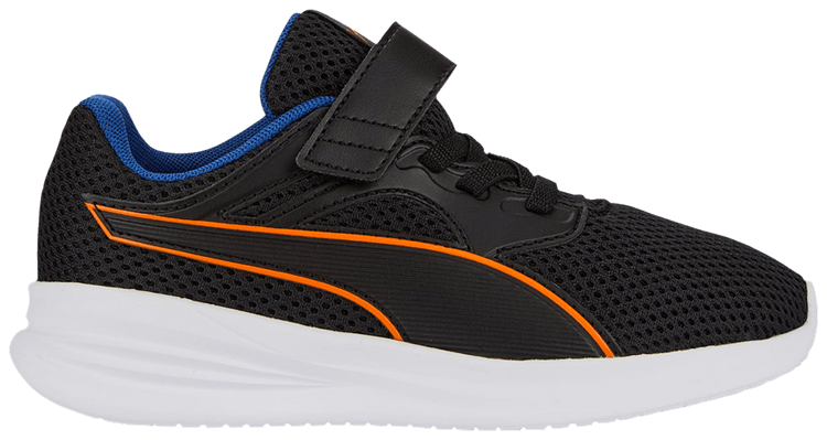 Puma Transport Block AC Little Kid Black Rickie Orange
